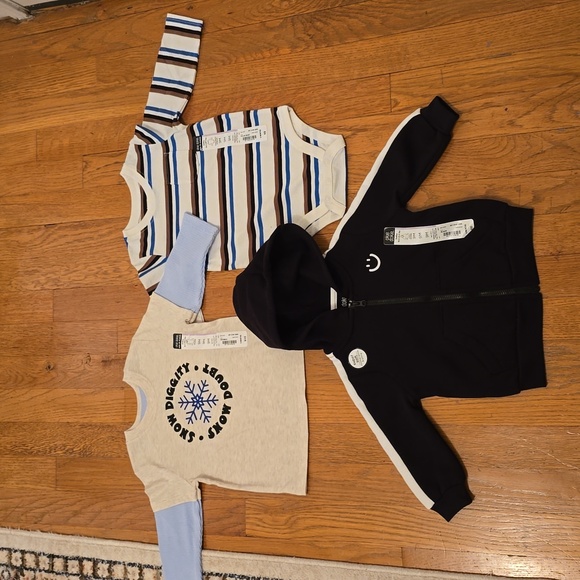 OKIE DOKIE BRAND BABY BOYS BUNDLE OF 3 ITEMS ALL SIZE 9 MONTHS - Picture 2 of 14